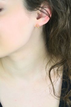 Złote kolczyki diamentowane kółeczka 0,9 cm – sztyft (3).jpg